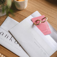 Load image into Gallery viewer, Horn Hoop Earrings