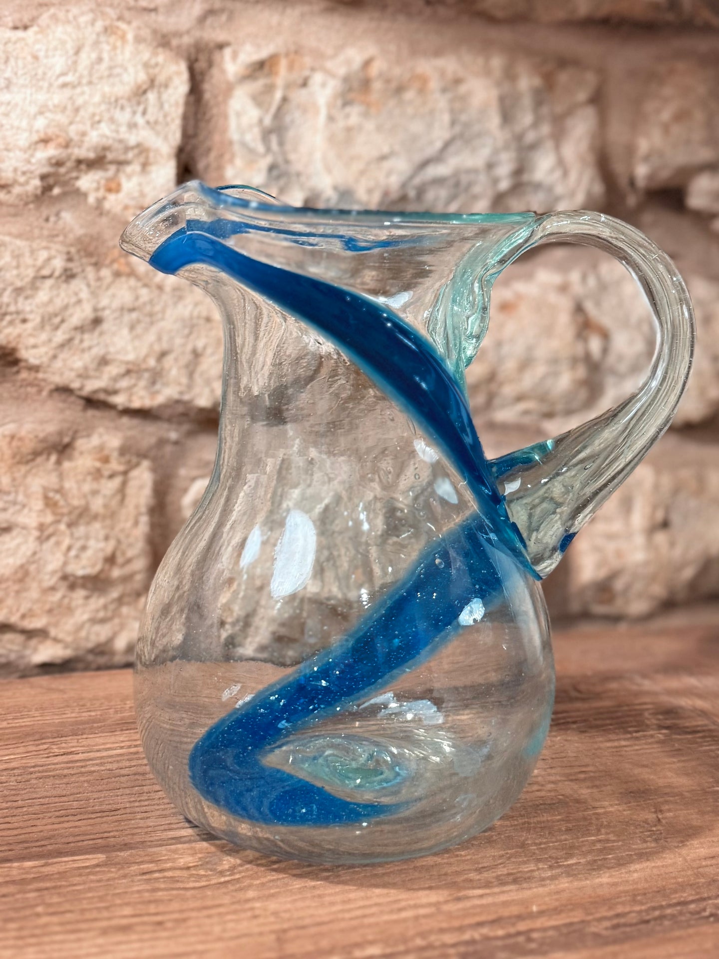 Handblown Jug | Blue