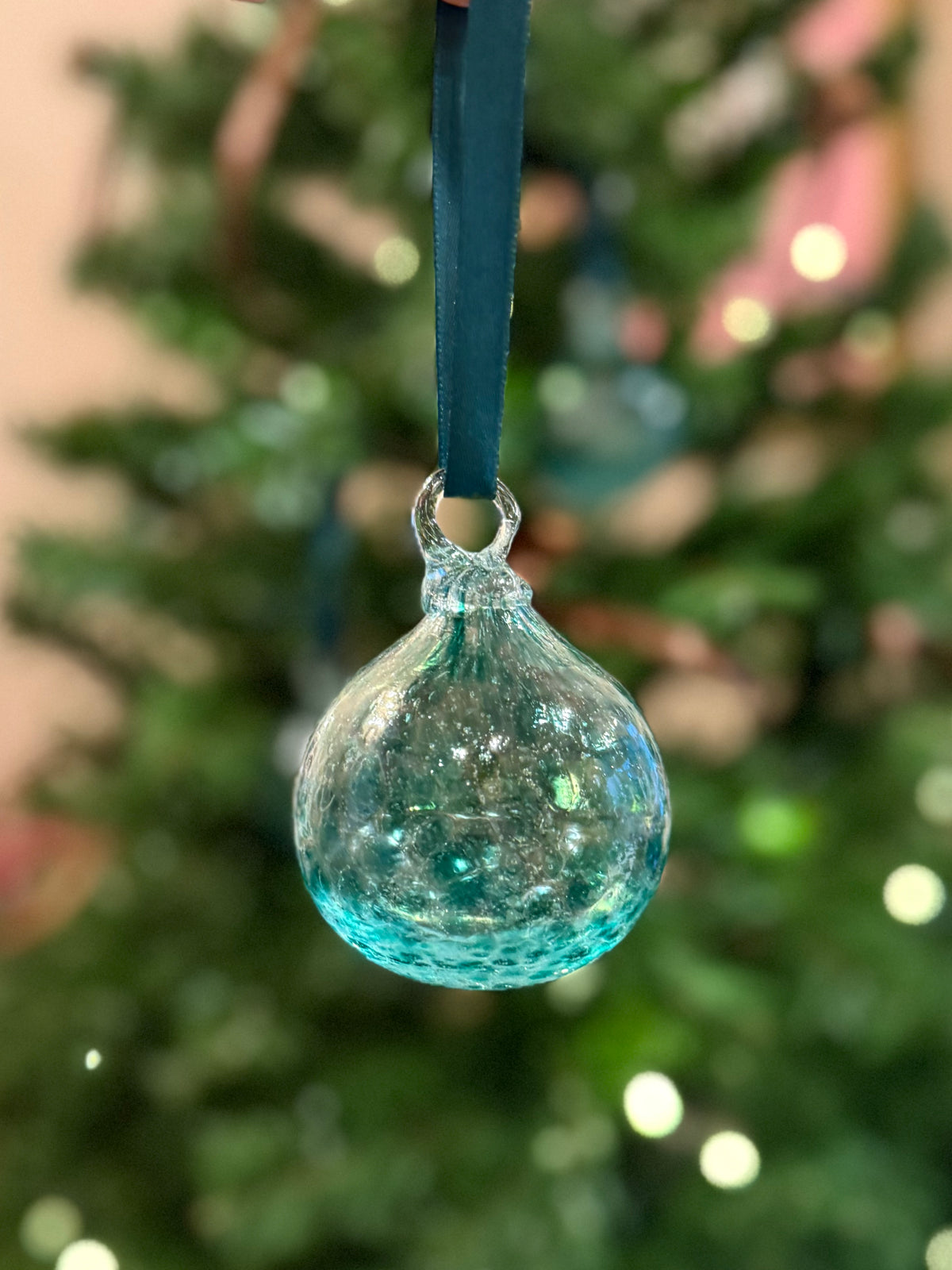 Handblown Glass Bauble- Green