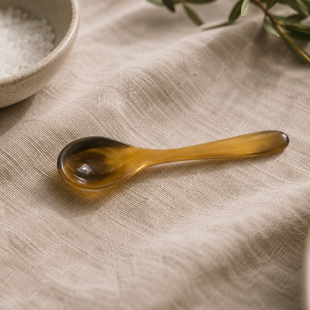 Horn Salt Spoon