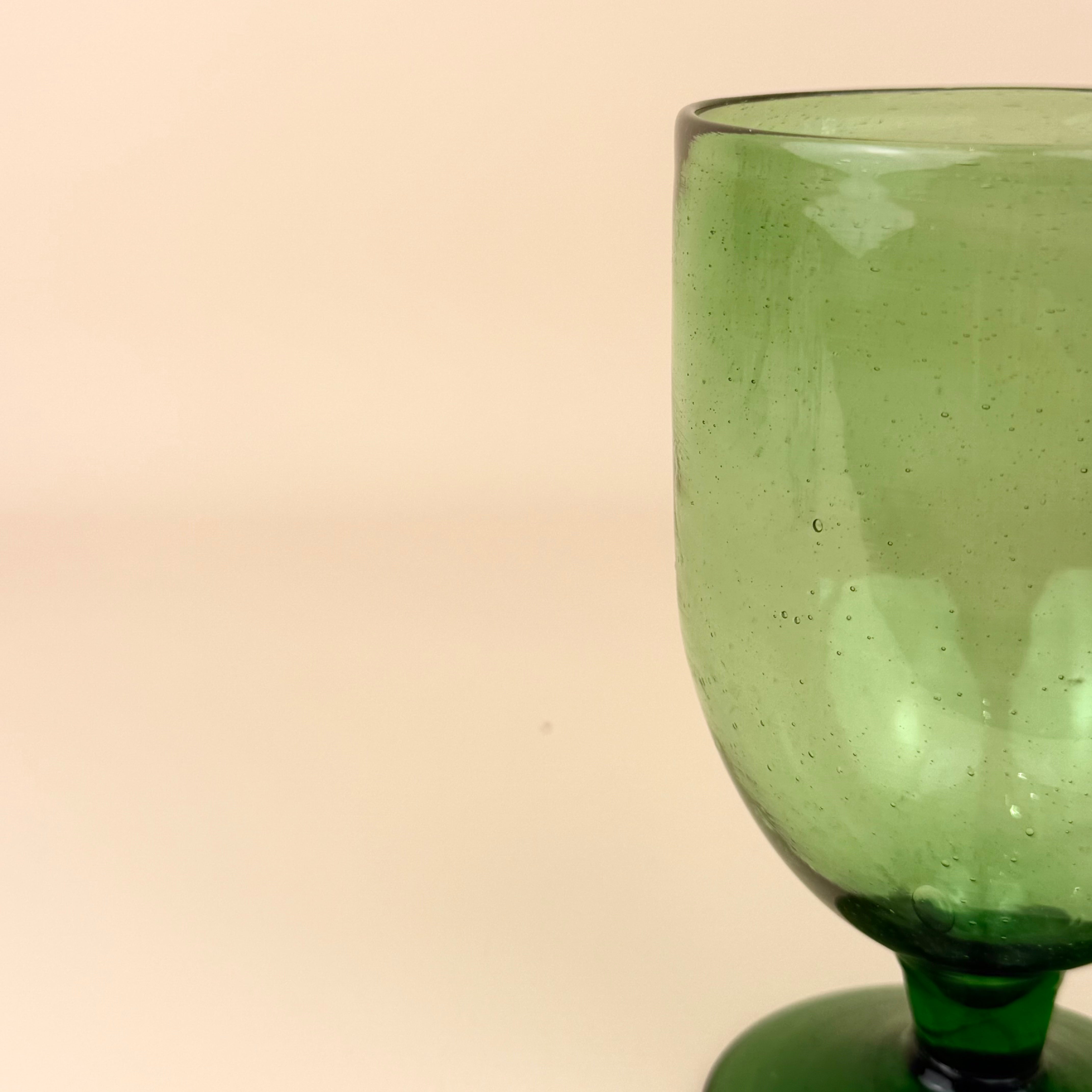 Wine Glasses | Green | Set Of 2