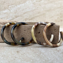Load image into Gallery viewer, Horn Hoop Earrings
